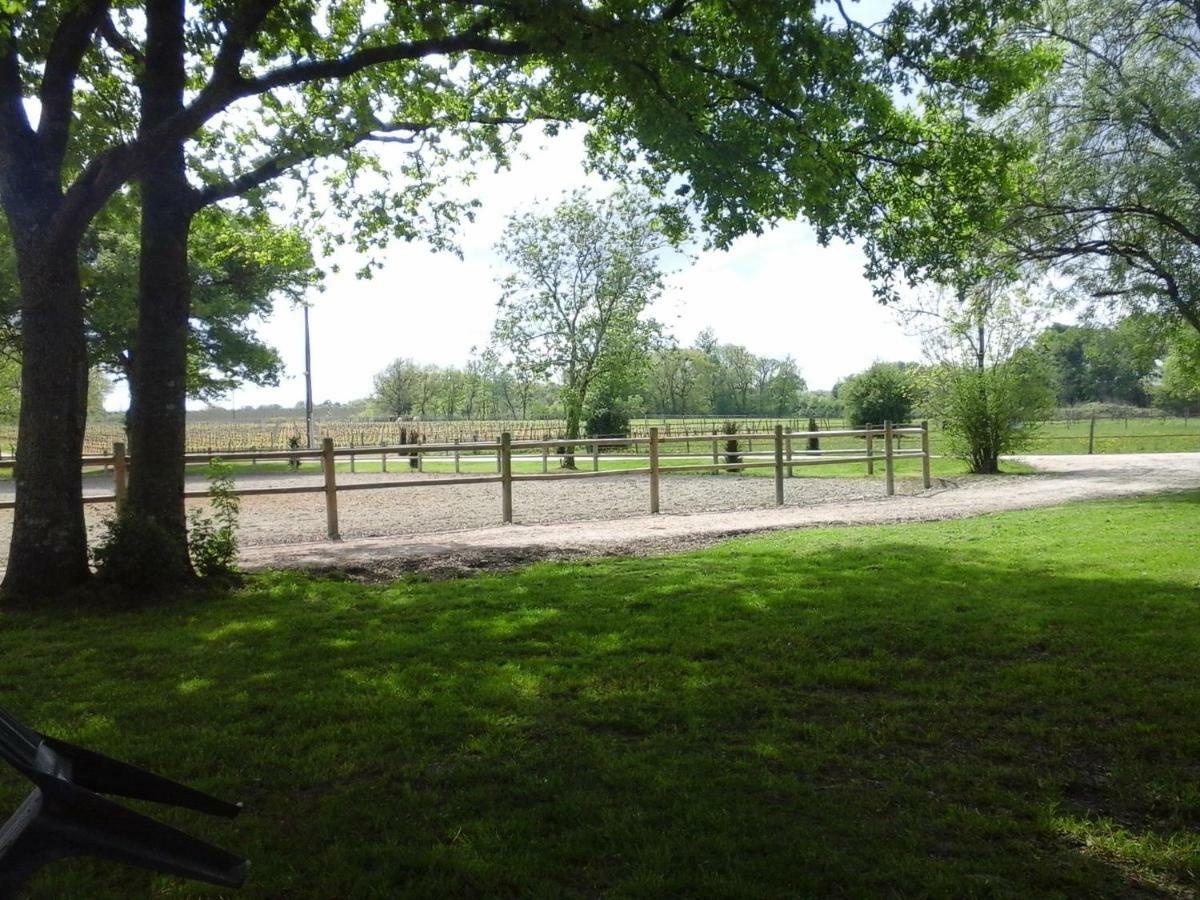 Les Jardins De Camelot Bed & Breakfast Villegouge Luaran gambar